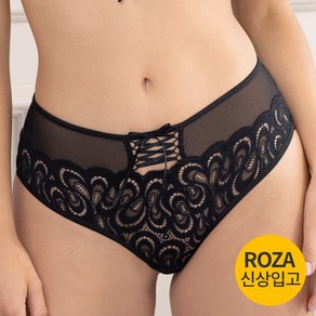 [로사] 테르메나 블랙 레이스 삼각팬티