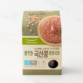 [메가마트]풀무원 국산콩 생청국장 190g, 1개