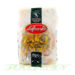 이탈파스타 삼색 푸실리 500g 트리칼러리 대봉, 1개