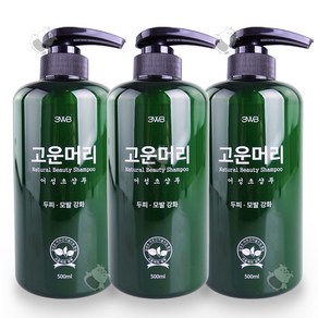 웰빙 Natual Beauty Shampoo 고운머리 효도선물 샴푸, 3개