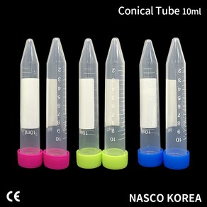 나스코 10ml/15ml/50ml코니칼/원심분리기튜브(세포배양시 세포세척 및 원심분리용에 사용), 50ml 튜브랙, 1개