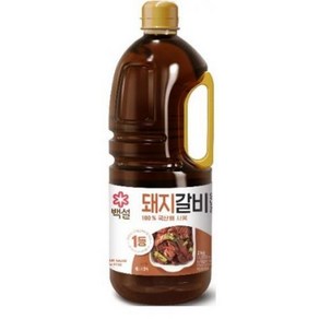 돼지갈비양념장 PET 백설 2.05kg