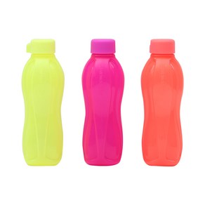 타파웨어 에코주니어 물통 3p, 혼합 색상, 500ml