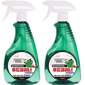 은나노스텝 후드클리너 파워 550mL, 2개