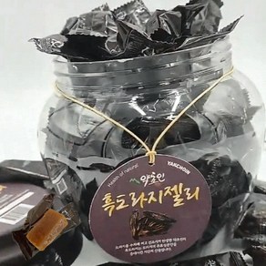 약초인 흑 도라지젤리 대용량 600g 환절기 건강간식, 1개