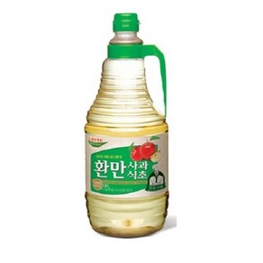 롯데 환만 사과 식초 1.8L 1+1, 2개