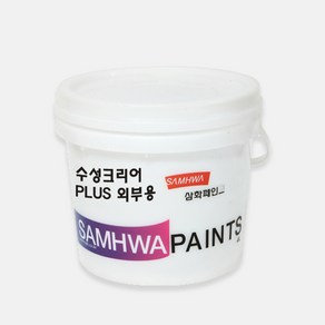 삼화페인트 벽면용 수성바니쉬 수성크리어 PLUS, 1개, 4L, 외부용 투명무광