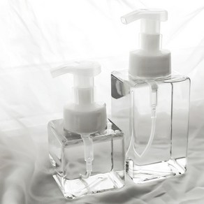닥터보틀 버블메이커 사각 투명 거품용기, 2개, 250ml 거품용기(투명)