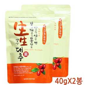 생생대추 40g, 2개