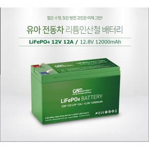 유아 전동차 리튬 인산철 배터리 12v6A 파파야나인 대호 시티엠 하나키즈, 12v12a 리튬인산철 배터리, 1개