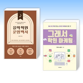 (세트) 음악학원 운영 백서 + 그래서 학원 마케팅 (전2권)