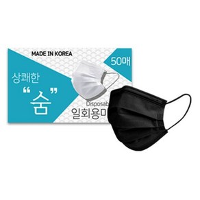 상쾌한 숨 개별포장 덴탈마스크 50매, 대형 베이지, 1개, 50매입