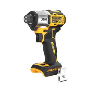 DEWALT 20V MAX XR 임팩트 드라이버 브러시리스 1/4 3단 베어 공구 전용(DCF845B) 노란색 검정색 베어 툴, 1개