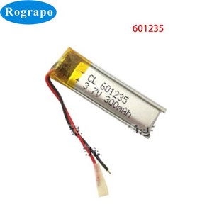 2-4pcs 300mAh 601235 충전식 리튬 폴리머 리튬-Po 이온 배터리 DIY Mp3 GPS PSP 블루투스 헤드폰 헤드셋 BC31 v5.0, 2개, 1개입