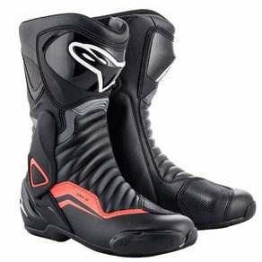 알파인스타 SMX-6 V2 부츠, 41, BLACK GRAY RED FLUO