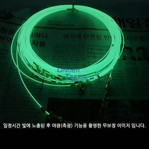 야광 갈치채비 10단 기둥줄 40호, 1개