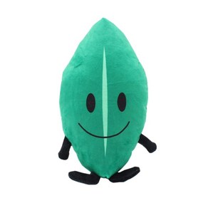 Bfdi 봉제 인형 강아지 장난감 드림 아일랜드 만화 식물 잎이 많은 불 같은 동전, 15-30cm 1, 1개