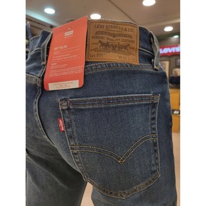 리바이스 무료배송!!! 울소재 5% 혼방으로 얇지만 가볍고 따뜻한 남성 청바지!!! LEVI'S 511 슬림핏 울 혼방 웜 진 블루워싱[NC불광]5467