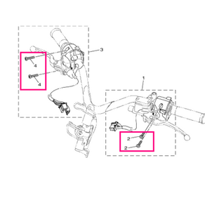야마하 NMAX 볼트 핸들 스위치 고정 98507-05025 엔맥스 125/155, 1개