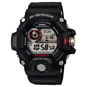 [지샥(G-SHOCK)] 마스터오브지 프리미엄 레인지맨 시크한블랙 GW-9400-1DR (태양전지 전파수신)