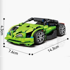 월드 레이싱카 스포츠카 슈퍼카 자동차 미니카 레고 호환 블럭, 7002 224pcs, 1개