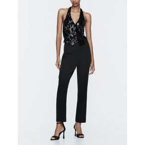 ZARA 자라 여성 비딩 점프수트 9420880800