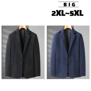 남자 빅사이즈 세미 정장 콤비 자켓 구김방지 2XL 3XL 4XL 5X