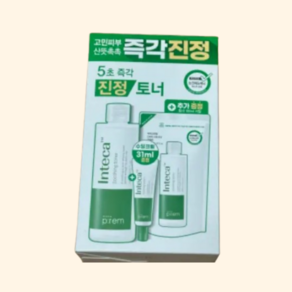 [국내배송] 메이크프렘 인테카 수딩 토너 200ml 기획 (+리필 100ml+크림 31ml), 1개