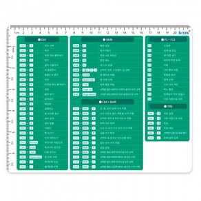 엑셀 단축키 마우스패드, 1개