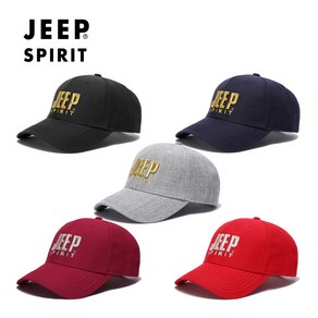 웹도매 JEEP SPIRIT 지프 스피릿 볼캡 CA0196, 블랙, 1개