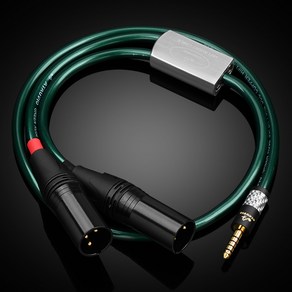 Hifi 4.4mm-2XLR 오디오 케이블 실버 도금 밸런스드-듀얼 3 핀 XLR DAC 앰프용 어댑터, 07 0.5m, 01 4.4mm to 2xl male, 1개