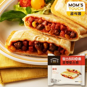 맘스터치 앳홈 피자 포켓토스트 142g, 1개