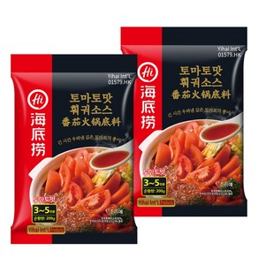 차마요마켓 하이디라오 토마토 훠궈 소스 200g, 2개