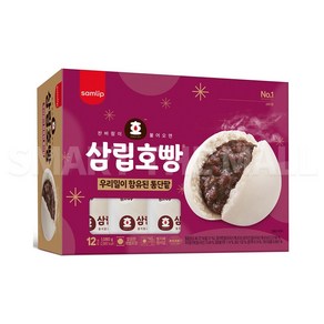 삼립 우리밀 통단팥 호빵, 1개, 1080g