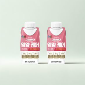 정식품 그린비아 영양케어 구수한맛 200ml 6팩 베스트 균형 영양식 성인 노인 환자, 6개