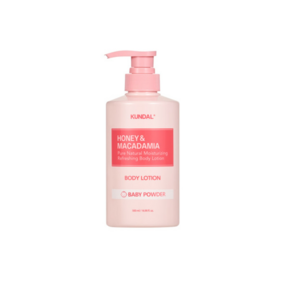 쿤달 허니 앤 마카다미아 퓨어 바디로션 베이비파우더향, 2개, 베이비파우더, 500ml