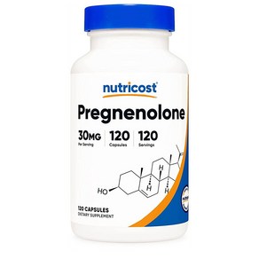 뉴트리코스트 프레그네놀론 30mg 120정 Nuticost Pegnenolone, 기본, 1개