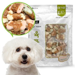 육풍 무첨가 수제 육포 대용량 강아지 간식, 1개, 720g