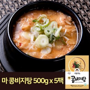 [시집가는농산] 콩비지탕 500g x 5팩, 5개