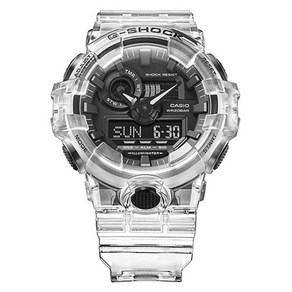 [G-SHOCK] 지샥 빅페이스 스켈레톤 아날로그 전자 콤비 캐주얼 시계 GA-700SKE-7ADR