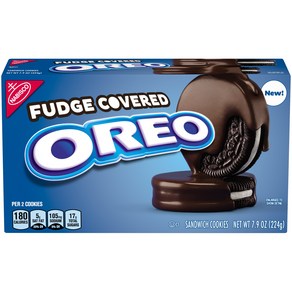 [미국직배송]오레오 퍼지 커버드 초콜릿 쿠키 224g OREO Fudge Covered Chocolate Original Flavor