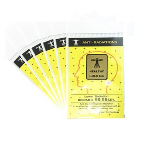 전자파 차단 스티커 전차스 6Pcs EMF tion Phone Anti Radiation to StickeNegative Ions Blocke Fo Lapt 634EA 2, 01 yellow, 1개