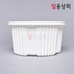 [ILYONG] 탕용기 SW 225파이 대 3000ml 백색 100세트, 100개, 1세트