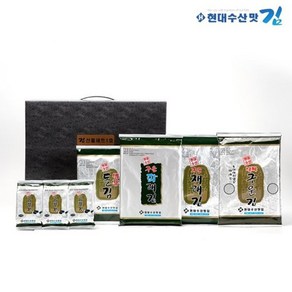 기타 현대수산맛김 보령 대천김 선물세트 1호/재래김/파래김/돌김/곱창김