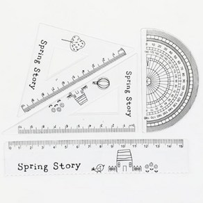 삼각자 각도기 세트 초등학생 학용품 준비물