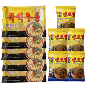 우불식당 즉석우동 221.5g + 냉모밀 211.6g, 5세트