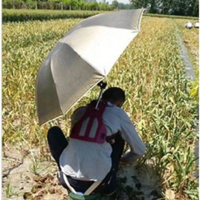 농사용 우산 주말농장 농업용 배낭 매는우산 온열질환 밭일 모자 고추밭 부모님 선물 낚시