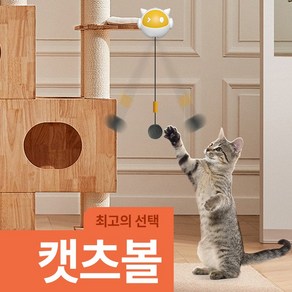 캣츠볼 고양이 자동 중력 캣볼 장난감, 1개