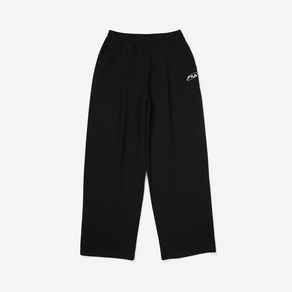 [FILA 본사공식] 원턱 면혼방 팬츠 (FS2FPF3104X_BLK)