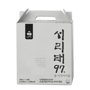 [두보원] 서리태97 두유 16팩, 190ml, 16개